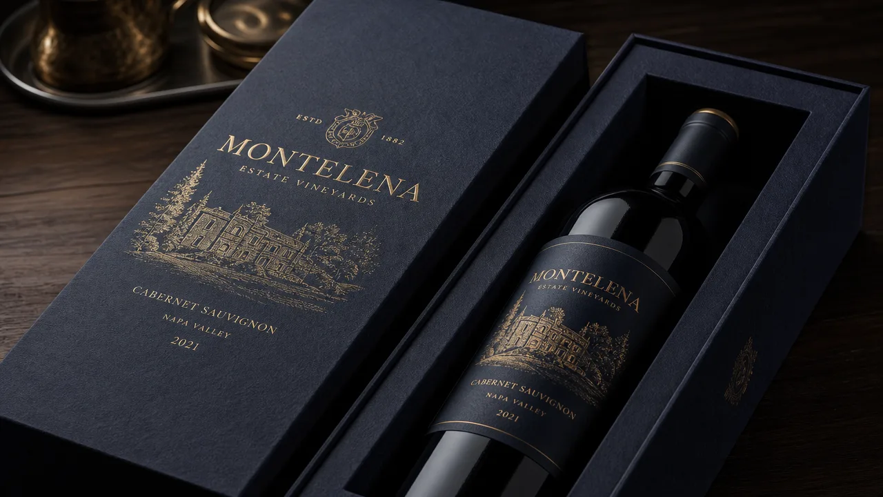 Luxury foil-embossed gift box